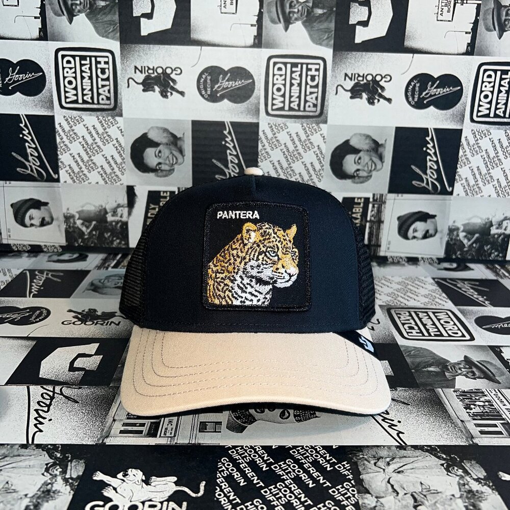 Authentic Goorin Bros The Pantera Jaguar "Pantera" Black Cream Hat (NWT)